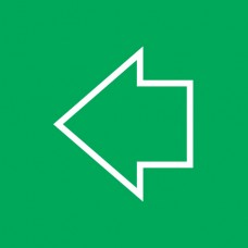 894461 - Green left indicator decal suit 444 series switch. (1pc)